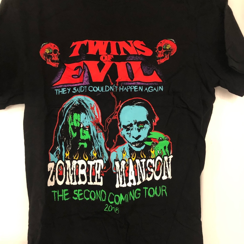 Rob Zombie marilyn manson tour shirt